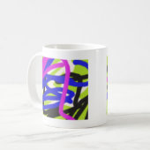 Mug 4834 colorés art abstrait (Devant gauche)