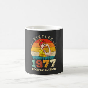 Mug 48 ans Anniversaire 1977 Vintage 48e anniversaire