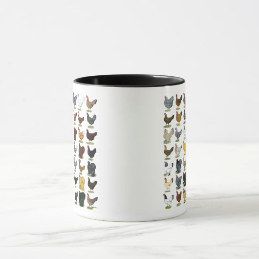 Mug 49 poules de poulet (Centre)