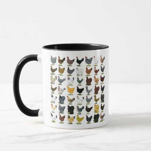 Mug 49 poules de poulet (Gauche)
