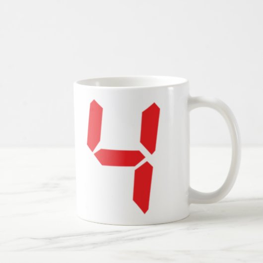 Mug 4 4 4 réveil numérique (Droite)