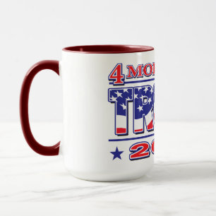 Mug 4 années supplémentaires Trump 2020
