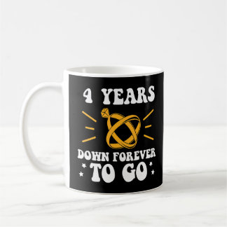 Mug 4 ans à jamais aller 4ème anniversaire de mariage
