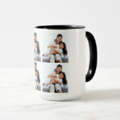 Mug 4 Collage photo personnalisé (Devant droit)