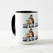 Mug 4 Collage photo personnalisé (Devant gauche)