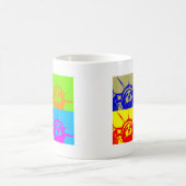 Mug 4 Couleur Pop Art Lady Liberty (Centre)
