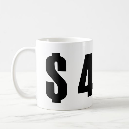 Mug 4 dollars (Gauche)