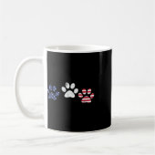 Mug 4 juillet 2021 Fête de l'Indépendance Rouge Blanc (Gauche)