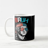 Mug 4 juillet 2024 George Washington Bruh. (Gauche)