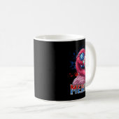 Mug 4 juillet Amérique Flamant rose Drapeau américain (Devant droit)