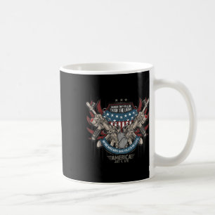 Mug 4 juillet Amérique patriotique Militaire vétéran e