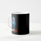 Mug 4 juillet Amerisaurus T Rex drôle (Devant gauche)