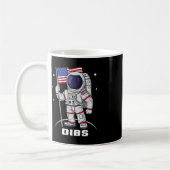 Mug 4 juillet astronaute USA American Flag Fun Patrio (Gauche)