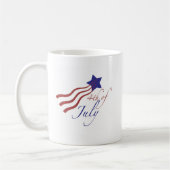 Mug 4 juillet bannière étoilée (Gauche)
