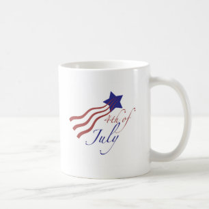 Mug 4 juillet bannière étoilée