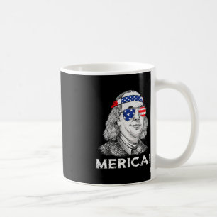Mug 4 juillet Ben Franklin Merica USA Garçons Filles E