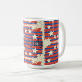 Mug 4 juillet, cadeau de vacances fédéral (Devant droit)