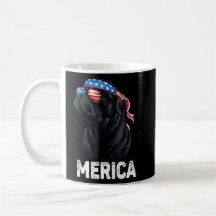 Mug 4 juillet Chien Maman Chien Papa Merica Usa Drapea