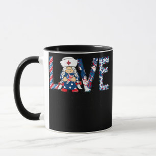 Mug 4 juillet CNA Vie Gnome Patriotique CNA