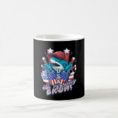 Mug 4 juillet de requin bruh (Centre)