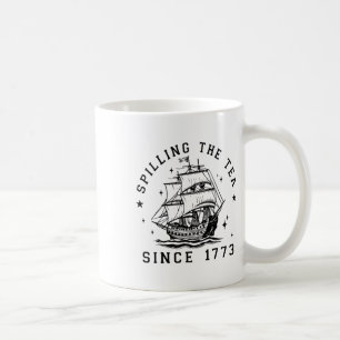 Mug 4 juillet Déverser Le Thé Depuis 1773 Historique T