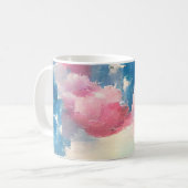 Mug 4 juillet Drapeau américain amour numérique art ab (Devant gauche)