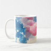 Mug 4 juillet Drapeau américain amour numérique art ab (Gauche)