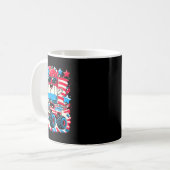 Mug 4 juillet Drapeau Américain Monster Funny Popsic (Devant gauche)