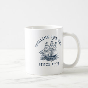 Mug 4 juillet Drôle De Déverser Le Thé Depuis 1773 Qua