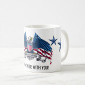 Mug 4 juillet Eagle (Devant droit)