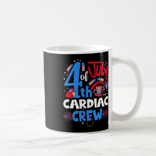 Mug 4 juillet Équipage Cardiaque Infirmière Cardiaque
