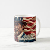 Mug 4 juillet - Esprit d'indépendance (Devant droit)