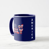 Mug 4 juillet et feux d'artifice (Devant gauche)