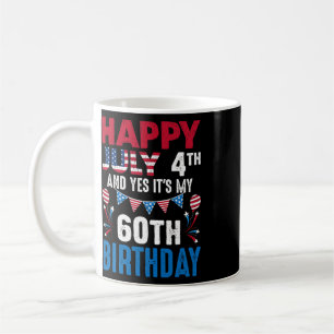 Mug 4 juillet et oui c'est mon 60e anniversaire Améric