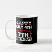 Mug 4 juillet Et oui c'est mon 7e anniversaire d'indép (Gauche)
