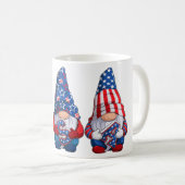 Mug 4 juillet États-Unis Gnomes (Devant droit)