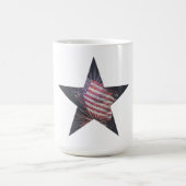 Mug 4 juillet - Etoile avec Drapeau et Feu d'artifice (Centre)