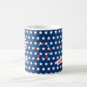 Mug 4 juillet feux d'artifice américains d'étoile de (Centre)