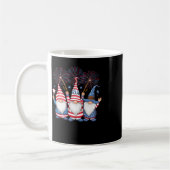 Mug 4 juillet Gnomes américains célébrant l'indépendan (Gauche)