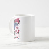 Mug 4 juillet heureux (Devant gauche)