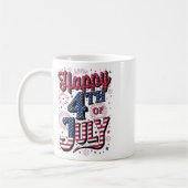 Mug 4 juillet heureux (Gauche)