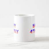 Mug 4 juillet heureux (Centre)
