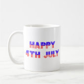Mug 4 juillet heureux (Gauche)
