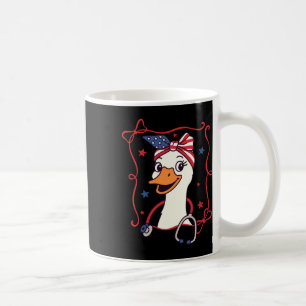 Mug 4 juillet Infirmière Vie Infirmière Silly Goose In