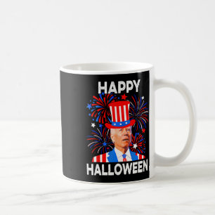 Mug 4 juillet Joyeux Halloween Funny Biden Confus
