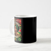 Mug 4 juillet Juneteenth 1865 Parce que mes ancêtres é (Devant gauche)