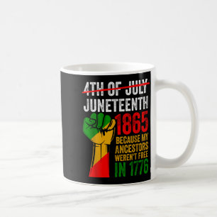 Mug 4 juillet Juneteenth 1865 pour hommes femmes - noi