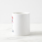 Mug 4 juillet lapin avec les Etats-Unis Drapeau lunett (Centre)