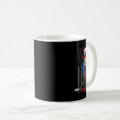 Mug 4 juillet Oncle Sam Hockey sur glace garçons Ameri (Devant droit)