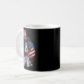 Mug 4 juillet Patriotique Anglais Pointer Drapeau Nous (Devant gauche)